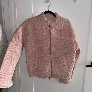 Anthropologie Quilted Bomber Jacket